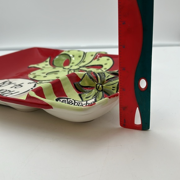 Large Chip and Dip Platter by Burton & Burton “Joy to the World “ 2010 - Picture 16 of 16